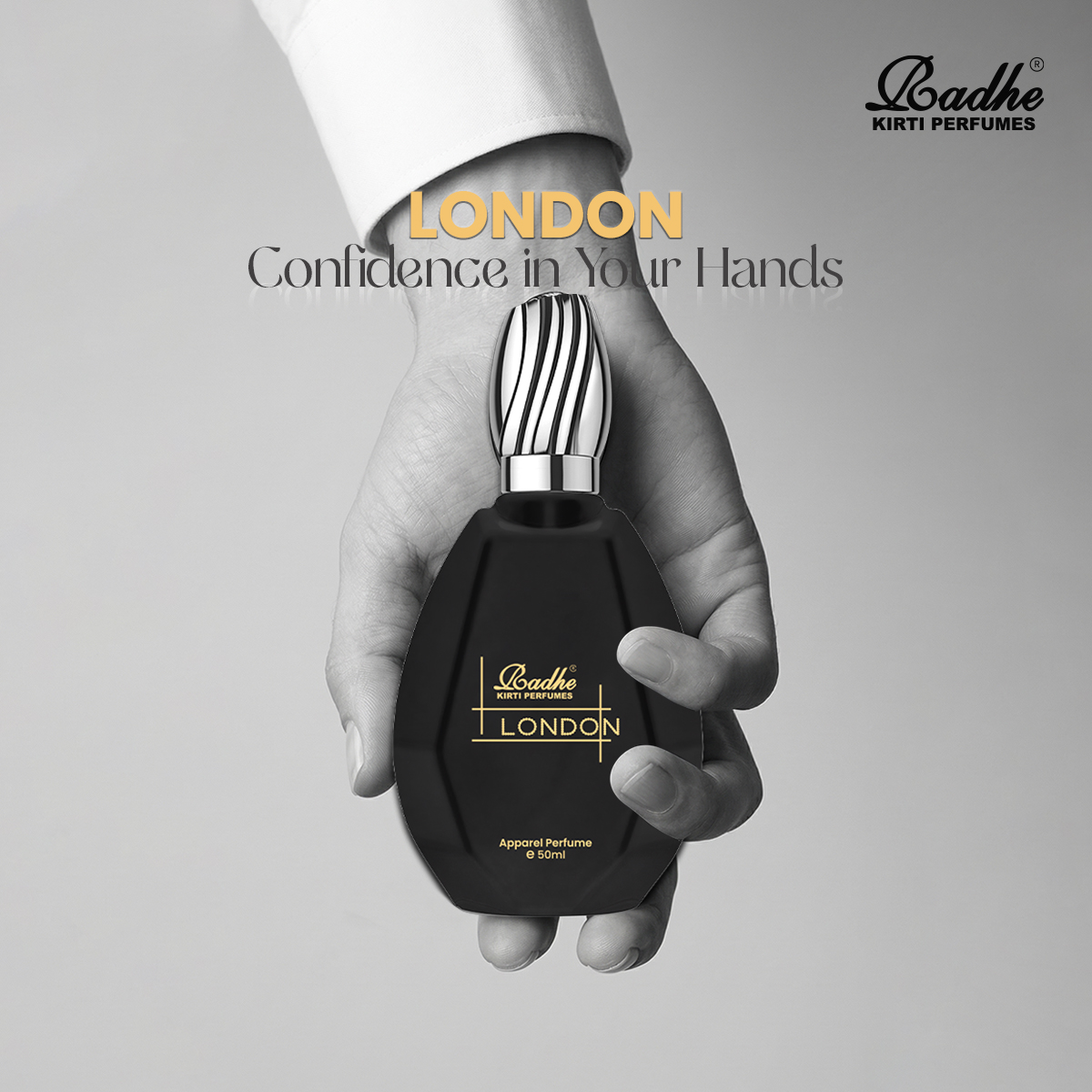 Radhe London Black Premium Perfume 50ml