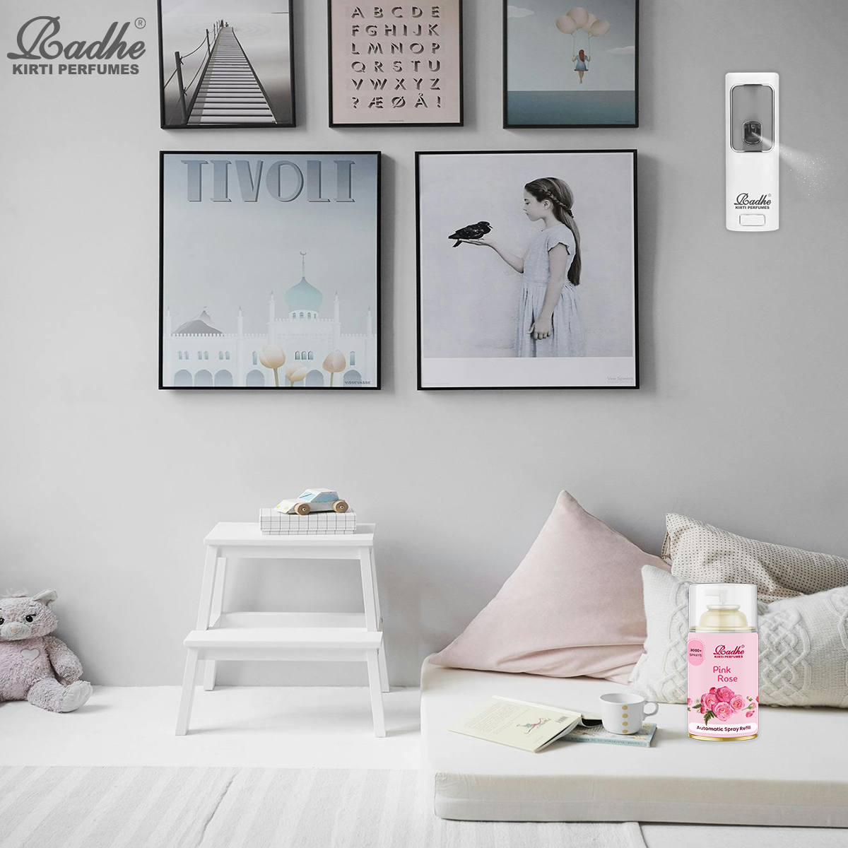 Pink Rose Automatic Spray Refill 265ml